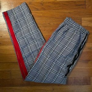 Plaid Joggers